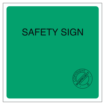 AC502 Safety sign