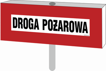 BC604 Droga pożarowa (2D do słupka)