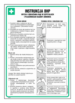 DD017 Instrukcja BHP mycia i odkażania rąk w szpitalach i placówkach służby zdrowia