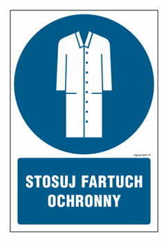 GL028 Stosuj fartuch ochronny