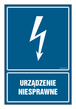 HG018 Urządzenie niesprawne