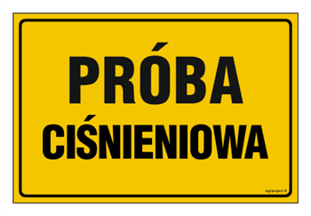 JD014 Próba ciśnieniowa