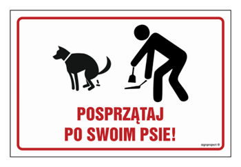 NC132 Posprzątaj po swoim psie