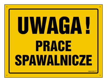 OA042 Uwaga! Prace spawalnicze