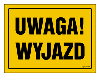 OA151 Uwaga! Wyjazd