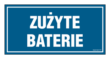 OA153 Zużyte baterie