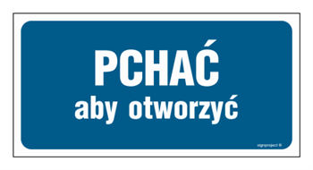 PA394 Pchać aby otworzyć