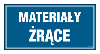 PA529 Materiały żrące