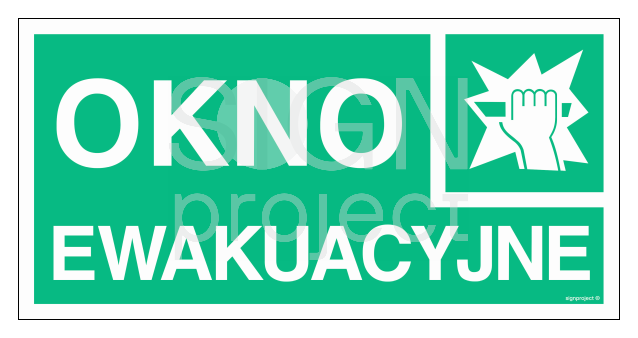 AC007 Okno ewakuacyjne