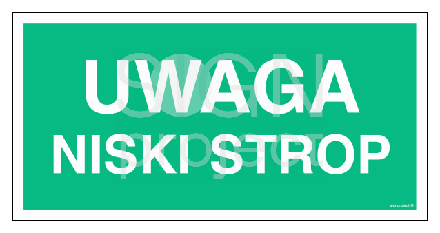 AC022 Uwaga niski strop