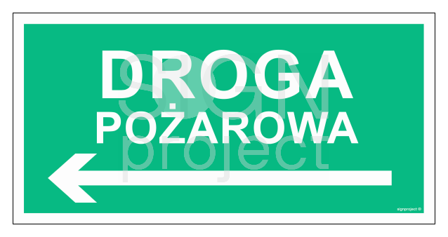 AC077 Droga pożarowa w lewo