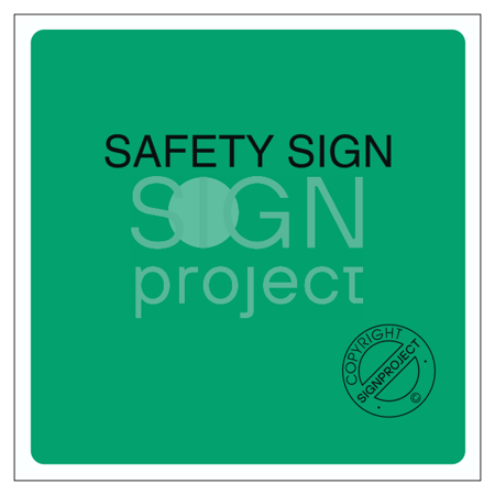 AC502 Safety sign