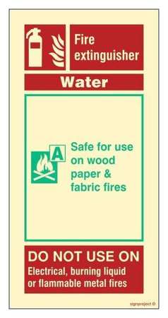 FE153 Fire extinguisher Water