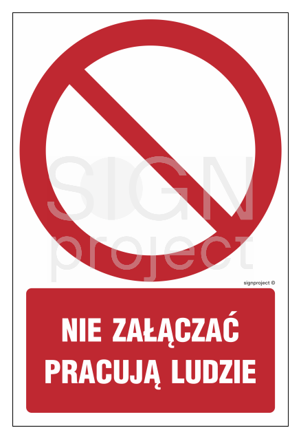 GC043 Nie załączać pracują ludzie