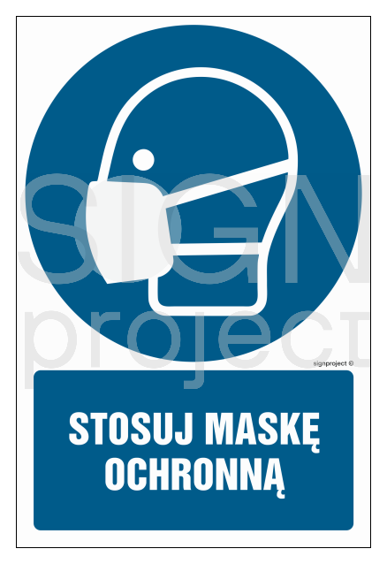 GL053 Stosuj maskę ochronną