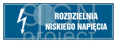 HH033 Rozdzielnia niskiego napięcia - arkusz 8 naklejek - arkusz 8 naklejek