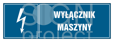 HH055 Wyłącznik maszyny - arkusz 8 naklejek - arkusz 8 naklejek