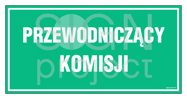 JE012 Przewodniczący komisji