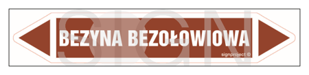 JF040 BEZYNA BEZOŁOWIOWA - arkusz 16 naklejek