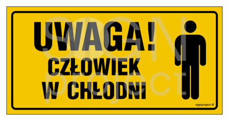 NC025 Uwaga! Człowiek w chłodni