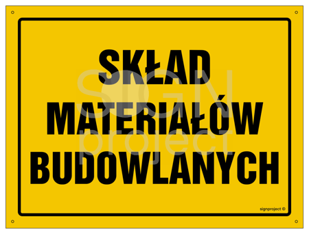 OA116 Skład materiałów budowlanych