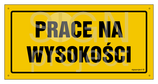 OA193 Prace na wysokości