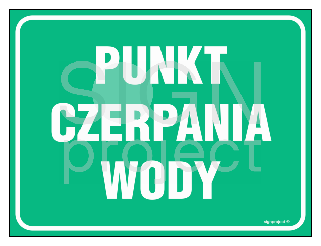 OB013 Punkt czerpania wody