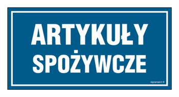 NC067 Artykuły spożywcze