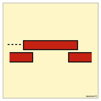 FA034 ‘A’ class sliding fire door