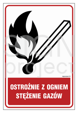 JD003 Ostrożnie z ogniem - stężenie gazów