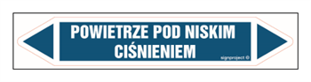 JF342 POWIETRZE POD NISKIM CIŚNIENIEM - arkusz 5 naklejek