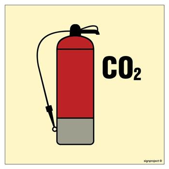 FE095 CO 2 fire extinguisher