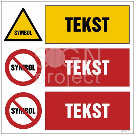 Znak na zamówienie Wzór E-010