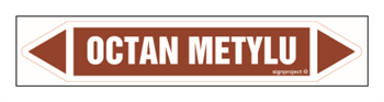 JF288 METHYL ACETATE - sheet of 5 stickers