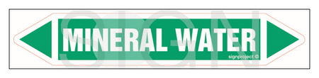 JF273 MINERAL WATER - arkusz 2 naklejek