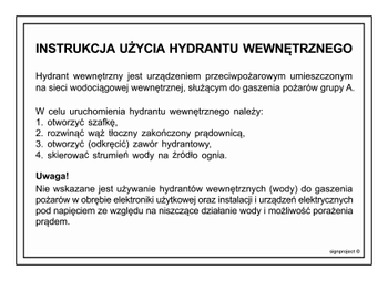 DB029 Instrukcja użycia hydrantu wewnętrznego