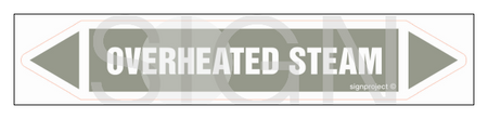 JF300 OVERHEATED STEAM - sheet of 5 stickers