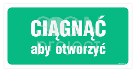 AC031 Ciągnąć aby otworzyć