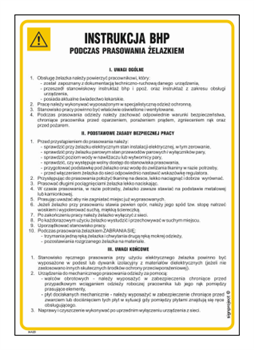 IAA20 Safety instructions for ironing