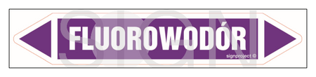 JF161 HYDRO FLUORIDE - sheet of 5 stickers