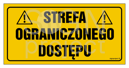 NB032 Strefa ograniczonego dostępu