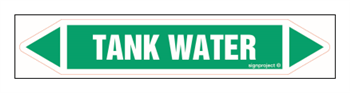 JF445 TANK WATER - sheet of 2 stickers