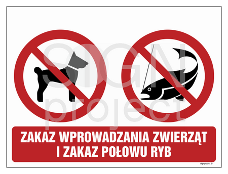 OD021 Zakaz wprowadzania zwierząt i zakaz połowu ryb