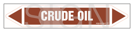 JF102 Crude oil - sheet of 2 stickers