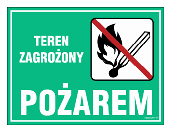 OB004 Teren zagrożony pożarem