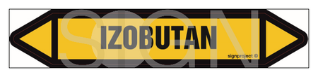 JF234 IZOBUTAN - arkusz 5 naklejek