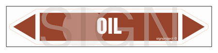 JF291 OIL - sheet of 5 stickers