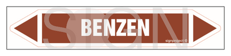 JF036 BENZENE - sheet of 16 stickers