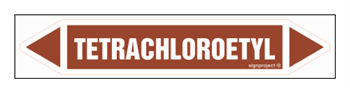 JF446 TETRACHLOROETYLENE - arkusz 2 naklejek
