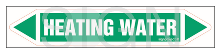 JF201 HEATING WATER - sheet of 5 stickers